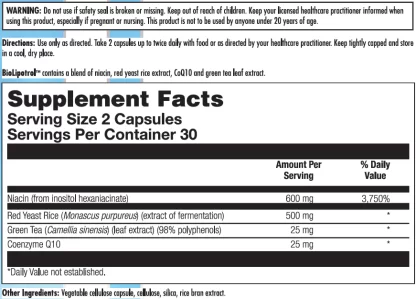 BioLipotrol Label