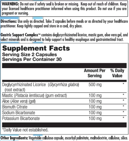 Gastric Support Complex Label