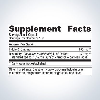 Indole-3-Carbinol 180C Label