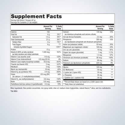 UltraClear Detox Powder Label