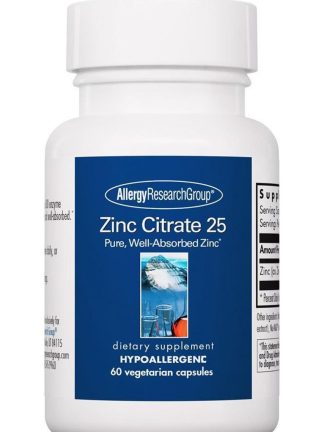 Zinc Citrate 25 Mg 60 caps