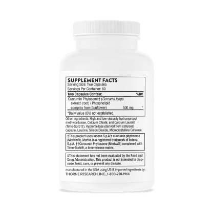 Curcumin Phytosome 500mg SR 3