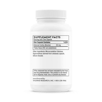 Adrenal Cortex, 60 Vegetarian Capsules - Image 3