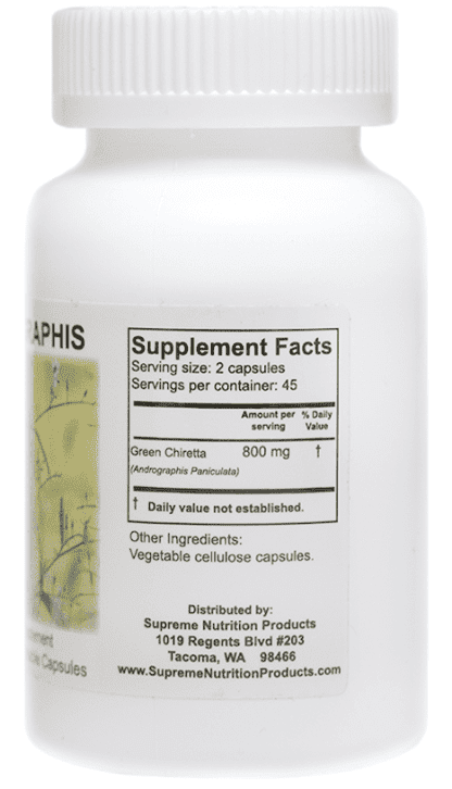 Andrographis - 90 Capsules - Image 3