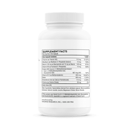 Basic B Complex, 60 Vegetarian Capsules - Image 3