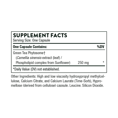 Green Tea Phytosome, 60 Vegetarian Capsules - Image 4