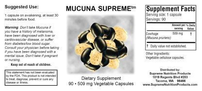 Mucuna Supreme - 90 Capsules - Image 2