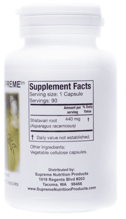 Shatavari Supreme - 90 Capsules - Image 2