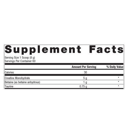 Creatine UP Label