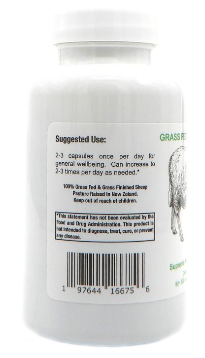 Sheep Thymus Bottle Side 2