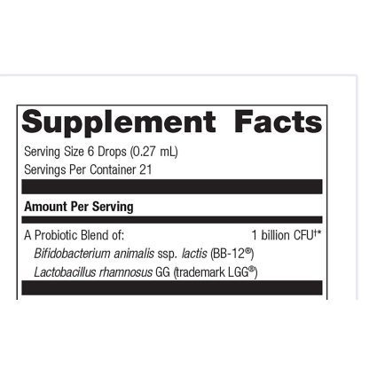 MetaKids Baby Probiotic Label