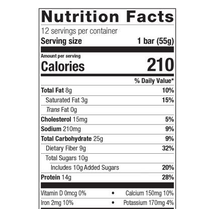 Ultra Energy Bar Label